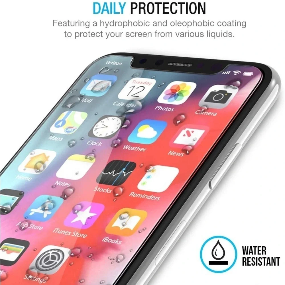Maxboost iPhone X/XS/11 Pro Tempered Glass Screen Protector 3 Pack NWT